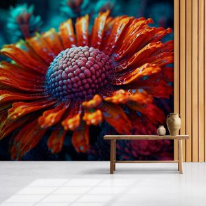 3D kasımpatı Çiçeği Duvar Kağıdı YF-02014