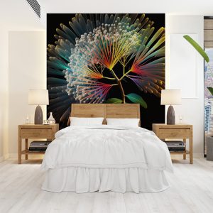 Protea Çiçeği 3D İllüstrasyon Duvar Kağıtları YF-02032