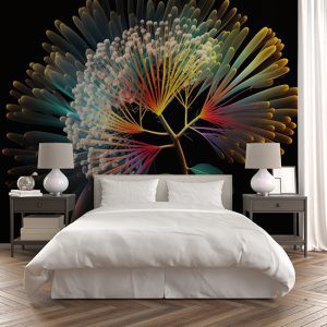 Protea Çiçeği 3D İllüstrasyon Duvar Kağıtları YF-02032