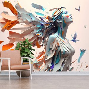 Fashion Kadın En İyi Modern Duvar Kağıtları YK-00594
