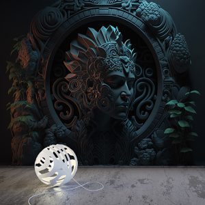 3D Maya Kadını Tarihi Duvar Kağıtları YT-00091