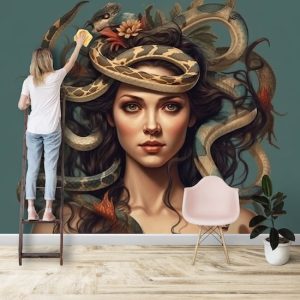 En Güzel Gerçek Medusa Çizimi Duvar Kağıtları Modelleri ve Fiyatları Dekoros'da. Tüm Türkiye'ye Poster Duvar Kağıdı Gönderilir.