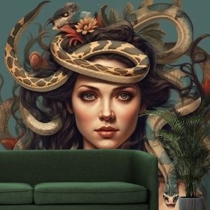 En Güzel Gerçek Medusa Çizimi Duvar Kağıtları Modelleri ve Fiyatları Dekoros'da. Tüm Türkiye'ye Poster Duvar Kağıdı Gönderilir.