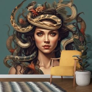 En Güzel Gerçek Medusa Çizimi Duvar Kağıtları Modelleri ve Fiyatları Dekoros'da. Tüm Türkiye'ye Poster Duvar Kağıdı Gönderilir.