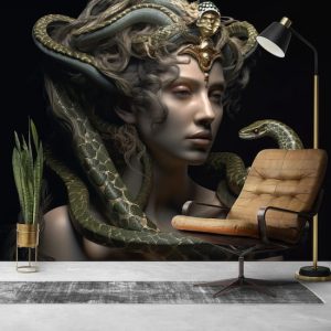 En Güzel Gerçekçi Medusa Duvar Kağıdı Modelleri ve Fiyatları Dekoros'da. Tüm Türkiye'ye Poster Duvar Kağıtları Gönderilir.
