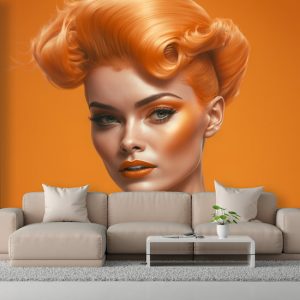 Harika Fütüristik Turuncu Saçlı Kadın Duvar Kağıdı Modelleri ve Fiyatları Dekoros'da. Tüm Türkiye'ye Poster Duvar Kağıdı Gönderilir.