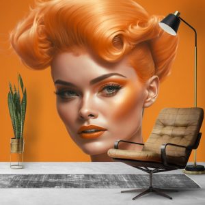 Harika Fütüristik Turuncu Saçlı Kadın Duvar Kağıdı Modelleri ve Fiyatları Dekoros'da. Tüm Türkiye'ye Poster Duvar Kağıdı Gönderilir.