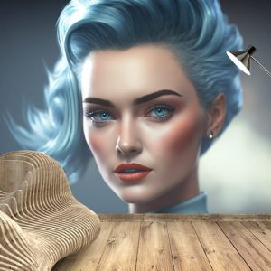 Mükemmel Makyajlı Mavi Saçlı Kadın Duvar Kağıtları Modelleri ve Fiyatları Dekoros'da. Tüm Türkiye'ye Poster Duvar Kağıdı Gönderilir.