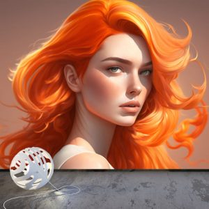 Mükemmel Uzun Turuncu Saçlı Kadın Duvar Kağıdı Modelleri ve Fiyatları Dekoros'da. Tüm Türkiye'ye Poster Duvar Kağıdı Gönderilir.