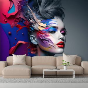 Profesyonel Renkli Makyajlı Kadın Duvar Kağıtları Modelleri ve Fiyatları Dekoros'da. Tüm Türkiye'ye Poster Duvar Kağıtları Gönderiyoruz. Tıkla İncele!