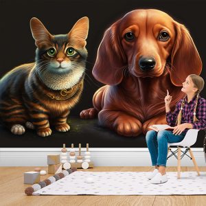Sevimli Kedi ve Köpek Duvar Kağıtları Modelleri ve Fiyatları Dekoros'da. Tüm Türkiye'ye Poster Duvar Kağıtları Gönderilir.