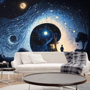 Büyülü Karanlık Ev Manzarası Duvar Kağıtları Modelleri ve Fiyatları Dekoros'da. Tüm Türkiye'ye Poster Duvar Kağıtları Gönderilir.