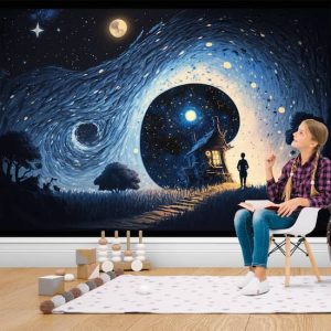 Büyülü Karanlık Ev Manzarası Duvar Kağıtları Modelleri ve Fiyatları Dekoros'da. Tüm Türkiye'ye Poster Duvar Kağıtları Gönderilir.