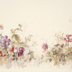 Bahar Çiçekleri Tek Parça Modern Duvar Kağıdı YF-02369