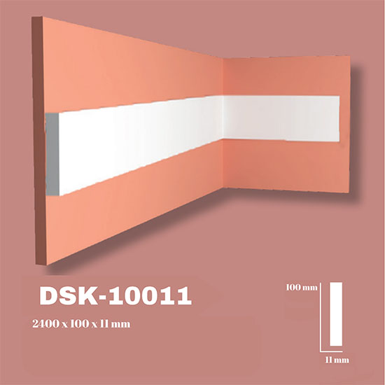 10 cm Boyanabilir Duvar Çıtası DSK-10011