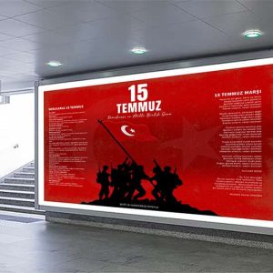 15 Temmuz Okul Poster Duvar Kağıtları DKO-7