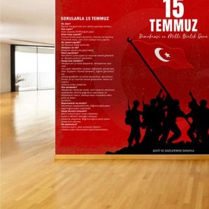 15 Temmuz Okul Poster Duvar Kağıtları DKO-7
