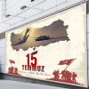 15 Temmuz Köşesi Lise ve İlkokul Duvar Kağıdı DKO-6