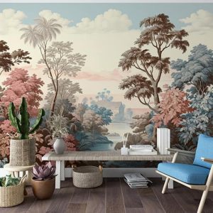 Egzotik Orman Manzara Duvar Kağıdı YD-02404