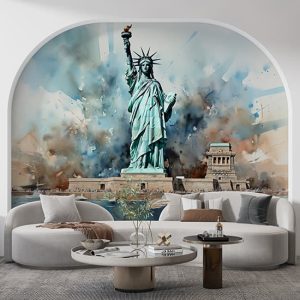 Özgürlük Heykeli Duvar Kağıdı Tek Parça YD-02415