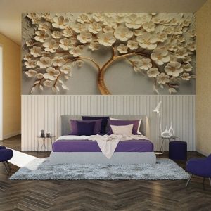 Gold Renkli Otel Duvar Kağıtları WLF 30601 / 2-5