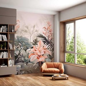 Bahar Çiçekleri Duvar Kağıdı Tek Parça ve Kolay Montaj YD-02444