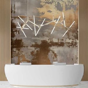 3D Sıva Görünümlü Duvar Kağıdı Tek Parça YF-02480