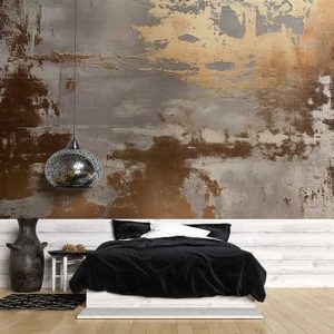 3D Sıva Görünümlü Duvar Kağıdı Tek Parça YF-02480