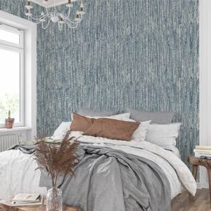 Otel Tipi Mavi Duvar Kağıdı WLF 30601 / 2-10