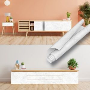 Kırık Beyaz Mermer Desenli Desenli Yapışkanlı Folyo 45 cm ve 90 cm Rulo Çeşitleri Dekoros'ta. Son Moda Folyolar, Kaliteli Ürün ve Uygun Fiyatlar Dekoros'ta!