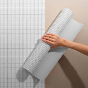 Mat Beyaz Porselen Görünümlü Mozaik Desenli Yapışkanlı Folyo 45 cm ve 90 cm Rulo Çeşitleri Dekoros'ta! Kaplama Kağıdı ve Fayans Desenli Folyolar için Tıkla!