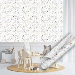 Pastel Mavi Sarı Renkli Çiçekli Yapışkanlı Folyo, PVC Sticker Rulo Modelleri Dekoros.com'da. Suya Dayanıklı, Tezgah Arası Kaplama Folyosu Şimdi Satın Al!