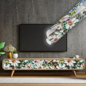 Beyaz Papatyalar Yapışkanlı Folyo, Çiçekli 45 cm ve 90 cm Rulo Çeşitleri Dekoros'ta! Kendinden Yapışkanlı, Desen Takipli, Kaplama Folyoları için Tıkla!
