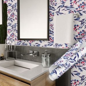 Pembe Mor Çiçekler Desenli Yapışkanlı Folyo 45 cm ve 90 cm Rulo Çeşitleri Dekoros'ta! Kendinden Yapışkanlı, Desen Takipli, Kaplama Folyolarını Şimdi İncele!