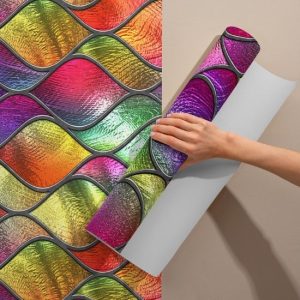 Renkli Cam Filmi Şeffaf Yapışkanlı Folyo 45 cm ve 90 cm Rulo Çeşitleri Dekoros'ta! Kendinden Yapışkanlı, Duşakabin, Banyo Kaplama Folyoları için Tıkla!