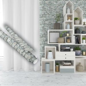 Tuğla Desen Yapışkanlı Folyo 45 cm ve 90 cm PVC Rulo Çeşitleri Dekoros'ta. Zemin ve Duvar Kaplama Folyosu Modelleri ve Fiyatları, Hemen İncele