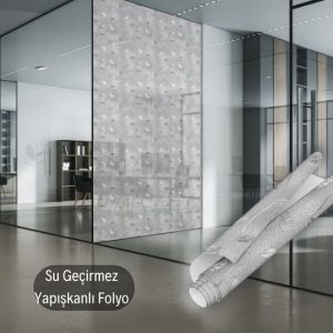Yaprak Desenli Şeffaf Yapışkanlı Folyo 45 cm ve 90 cm Rulo Çeşitleri Dekoros'ta! Kendinden Yapışkanlı, Duşakabin, Banyo Kaplama Folyoları için Tıkla!