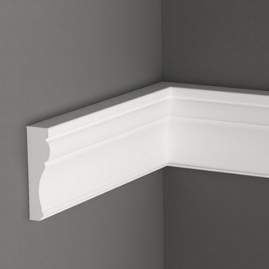 8cm Boyanabilir Beyaz Duvar Bordürü AB-8050 ile Modern İç Mekanlar Oluşturun Dayanıklı Polimer Duvar Bordürleri. Bordür ve Çıta Modelleri için Hemen Tıkla!