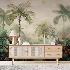 Yeşil Ağaçlar Duvar Kağıdı Modelleri Dekoros'da. Tutkal Hediyeli! Palmiye Manzaralı Duvar Kağıtları Tüm Türkiye'ye Gönderiyoruz! Hadi Dekoros'a!