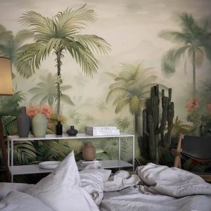 Yeşil Ağaçlar Duvar Kağıdı Modelleri Dekoros'da. Tutkal Hediyeli! Palmiye Manzaralı Duvar Kağıtları Tüm Türkiye'ye Gönderiyoruz! Hadi Dekoros'a!