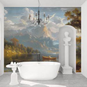 Büyüleyici Manzara Duvar Kağıdı Modelleri ve Fiyatları Dekoros'da. Tutkal Hediyeli! Kayık ve Doğa Manzarası Posteri Tüm Türkiye'ye Gönderiyoruz. Dekoros'a!