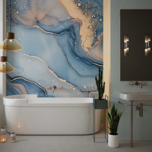 Mavi Mermer Desenli Duvar Kağıdı Modelleri ve Fiyatları Dekoros'da. Tutkal Hediyeli! Altın Görünümlü Duvar Kağıtları Tüm Türkiye'ye Gönderiyoruz. Dekoros'a!