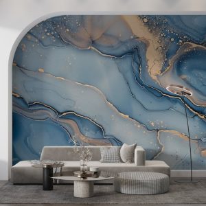 Mavi Mermer Desenli Duvar Kağıdı Modelleri ve Fiyatları Dekoros'da. Tutkal Hediyeli! Altın Görünümlü Duvar Kağıtları Tüm Türkiye'ye Gönderiyoruz. Dekoros'a!