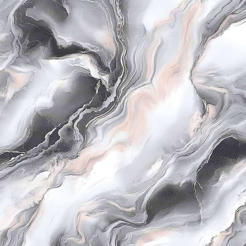 Gri ve Pembe Renkli Mermer Desenli Modern Oturma Odası Duvar Kağıdı YM-07003