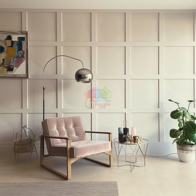 Panel Görünümlü Çıta Seti Kendin Yap Hazır Duvar Çıtası 008