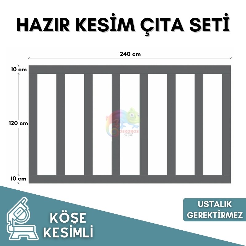 Hazır Kesim Kendinden Yapışkanlı Çıta Seti 009