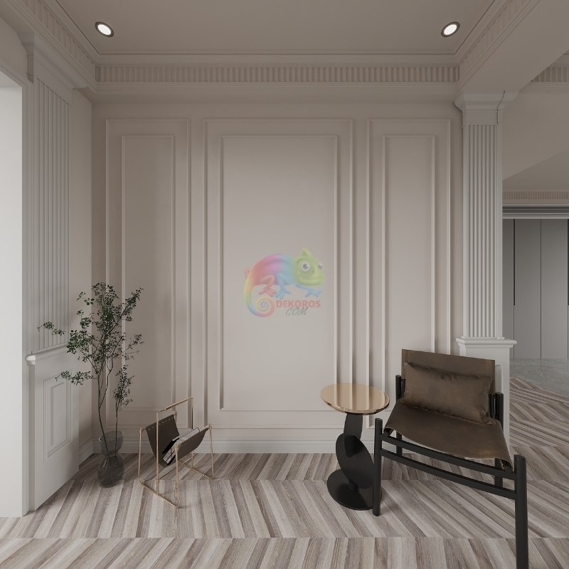 Dekoratif Duvar Çıta Seti Soy Yapıştır ve Uygula 002