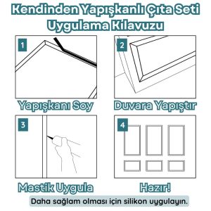Kendinden Yapışkanlı Çıta Seti Uygulama Kılavuzu