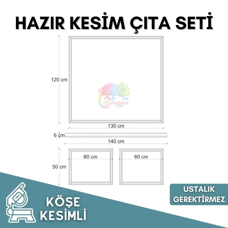 Kendinden Yapışkanlı Duvar Çıta Seti Modern Duvar Çıtası 018