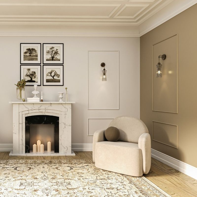 Modern Görünümlü Hazır Kesim Çıta Seti Soy Yapıştır 017